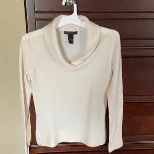 Eliza J Cream Cowl Neck Sweater